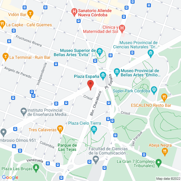 Map of Fernandez Bordereau Odontologia de Avanzada