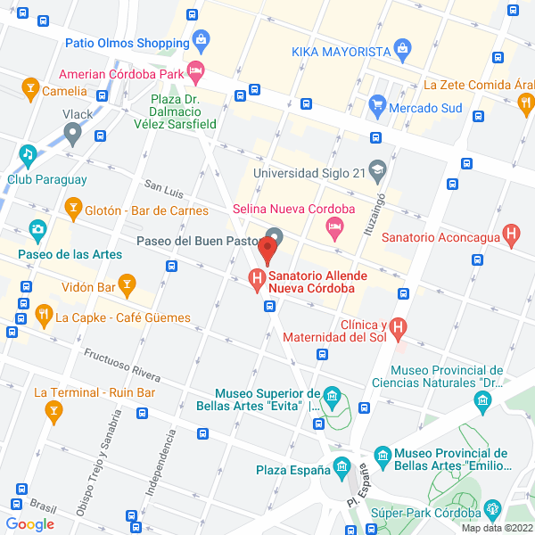 Map of Cuestas