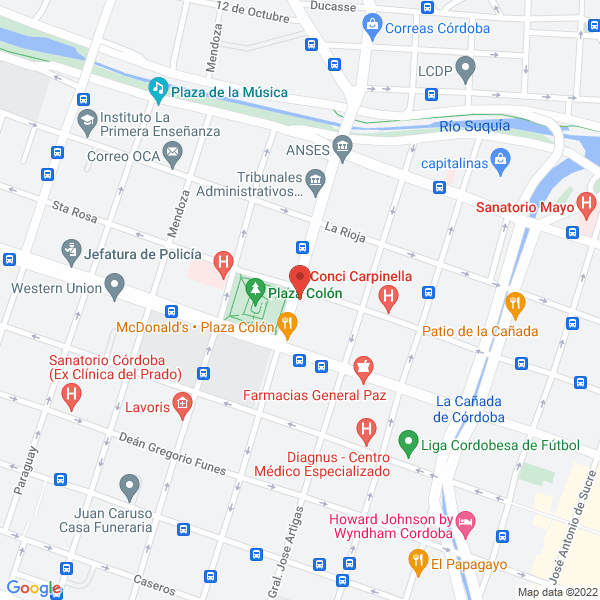 Map of Coef Consultorio Odontologico