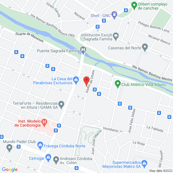 Map of Ulares Obra Social de Docentes Partic