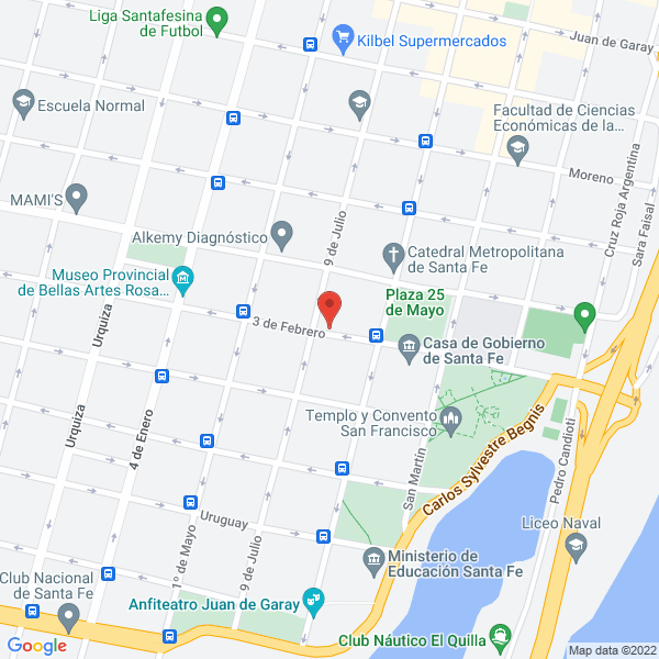 Map of Caja Forense de la Primera Cir