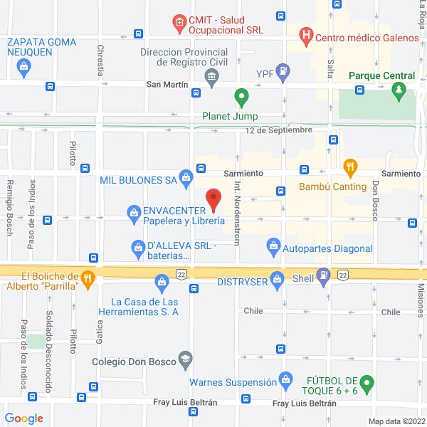 Map of Fundacion Seno