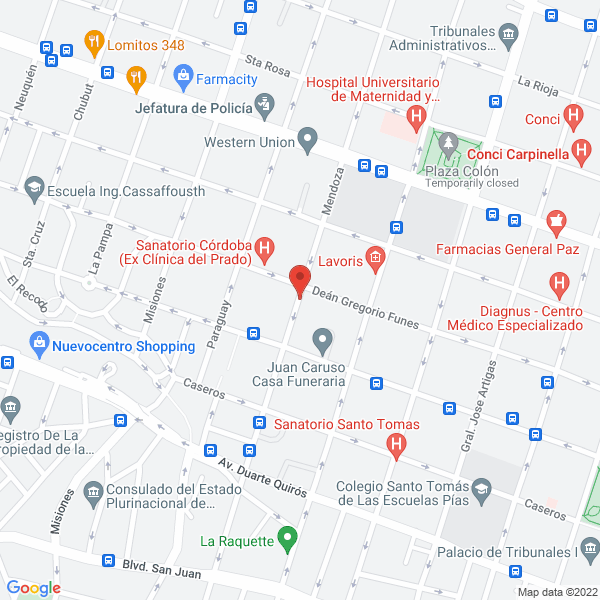 Map of Cinumed Nutricion Medica