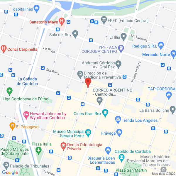 Map of Lic Carina Ramos Giordano