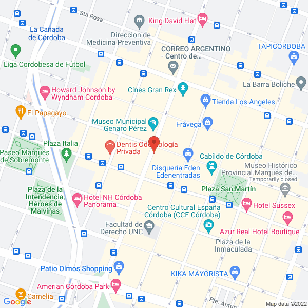 Map of Shenny Shen - Atelier de Alta Costura
