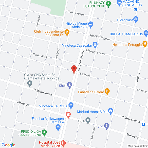 Map of El Carro Muebles