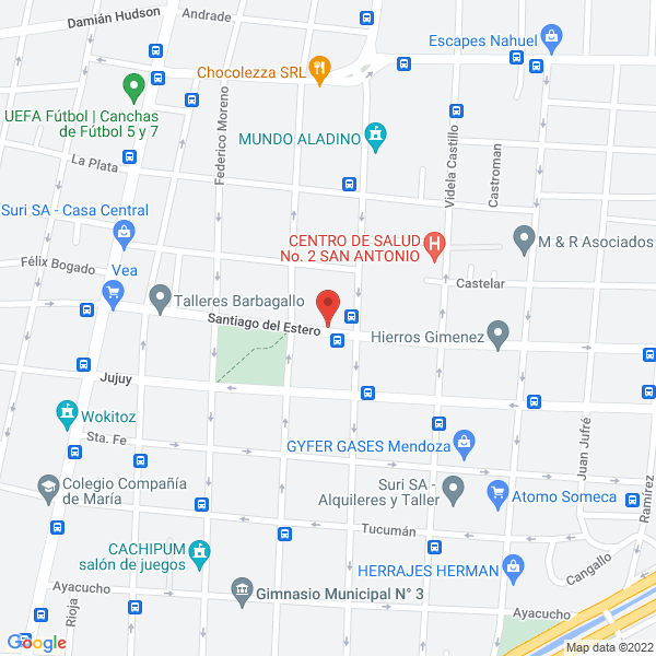 Map of Agencia Bernal Mudanzas SRL