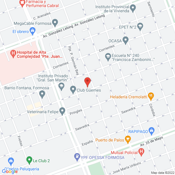 Map of Cesar a Thompson