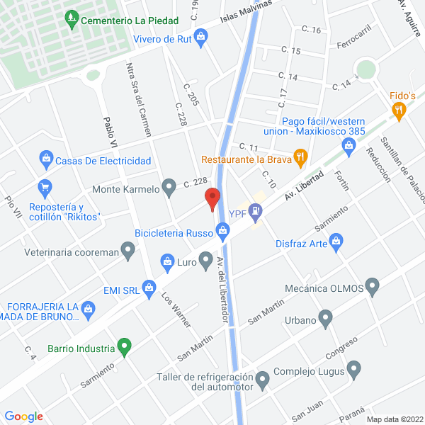 Map of Minimercado los Cuatro Hermanos - Comestibles