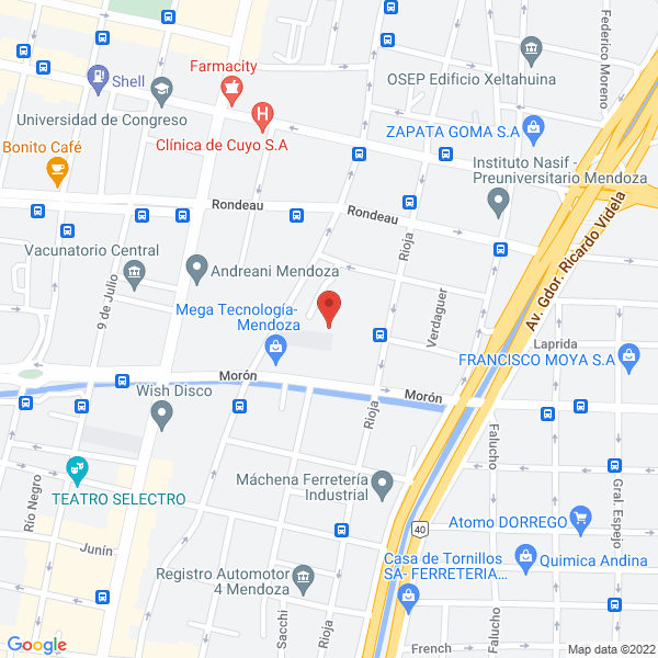 Map of Incuyo - Analista y Programador Superior de Sistemas