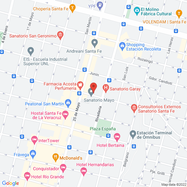 Map of Carande Mario M Medico Psiquiatra