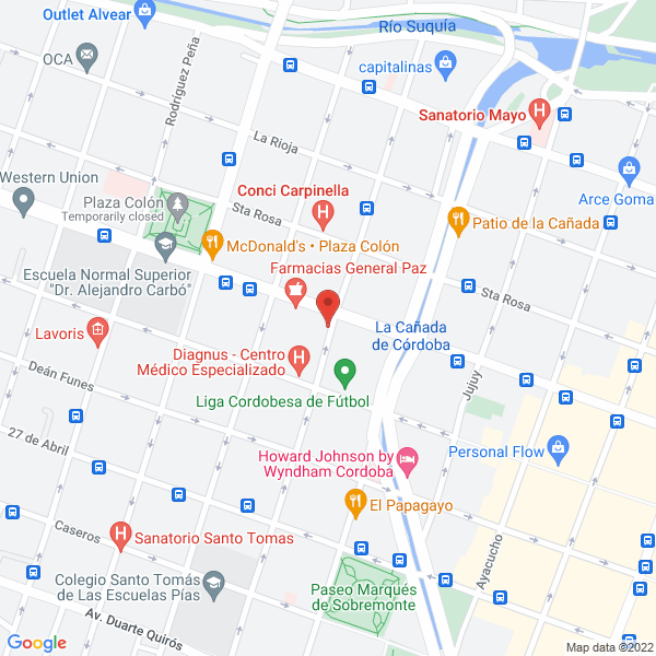Map of Clinica Chutro