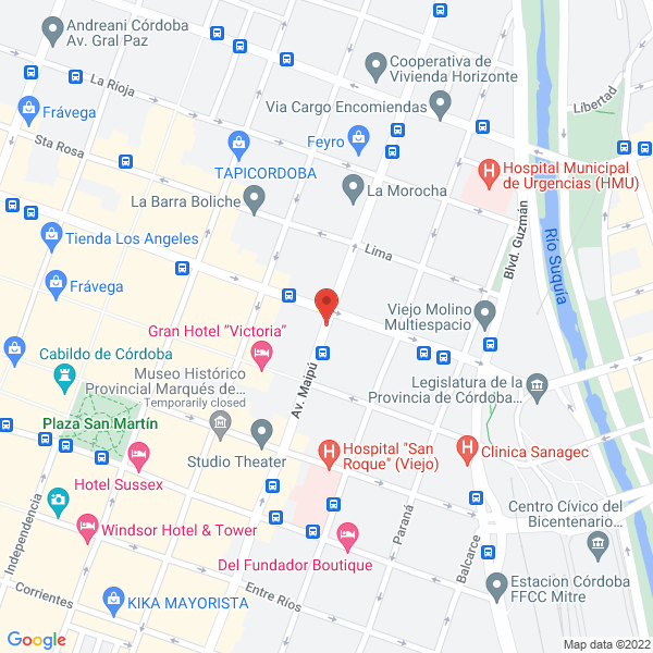 Map of M J M SRL