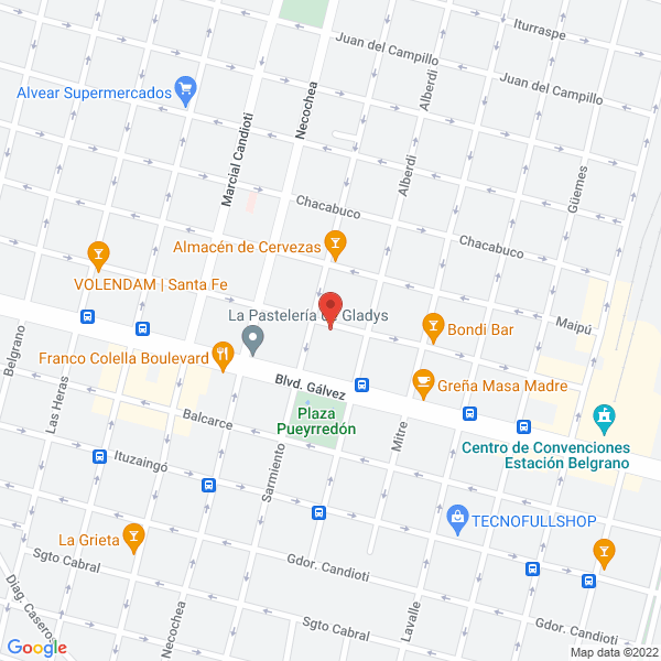 Map of Allevi Luciana