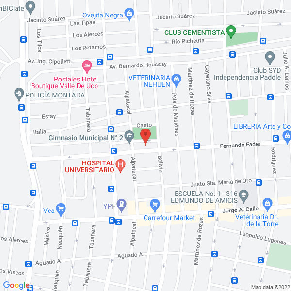 Map of Juan L Fortuna