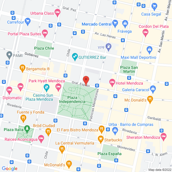 Map of Cristian M Quintana V