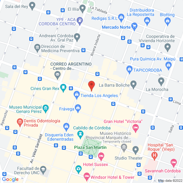 Map of Illia Bentancourt Tour Operator