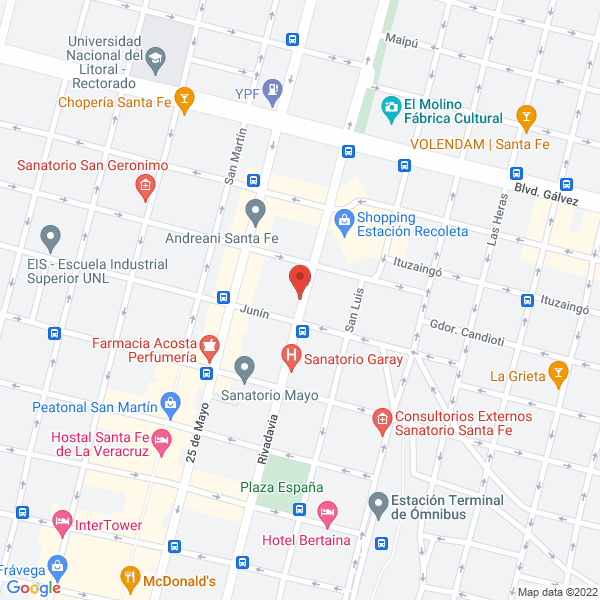 Map of Lorenzo Jorge Alberto Oftalmologo Visage Clinique