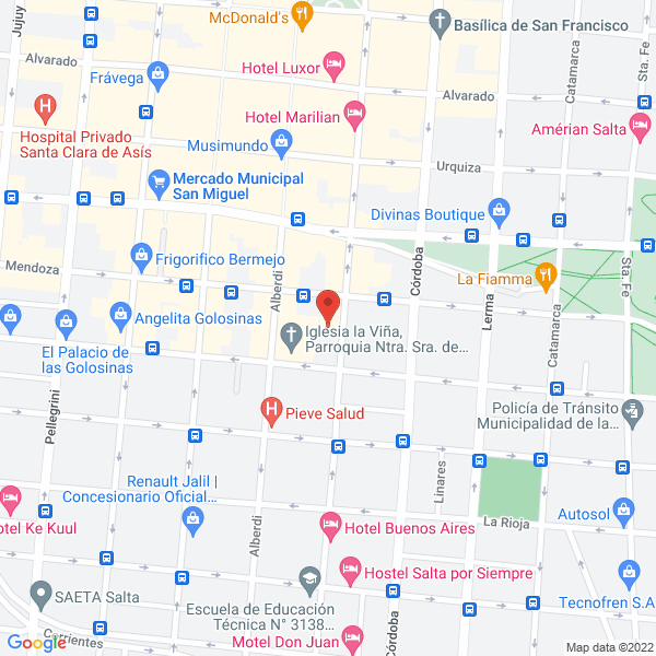 Map of Dr Enrique Abdenur