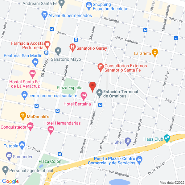 Map of Appendino Rosana