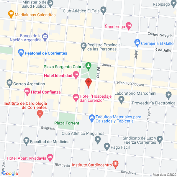 Map of Fidel Julio Luis