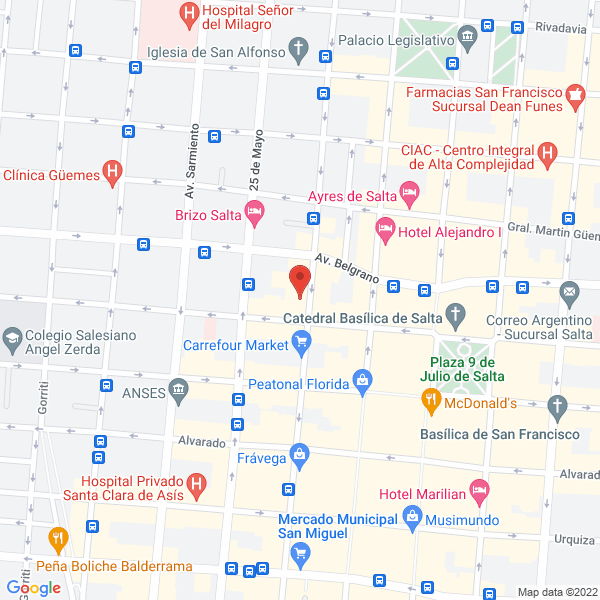 Map of Estudio Dorado