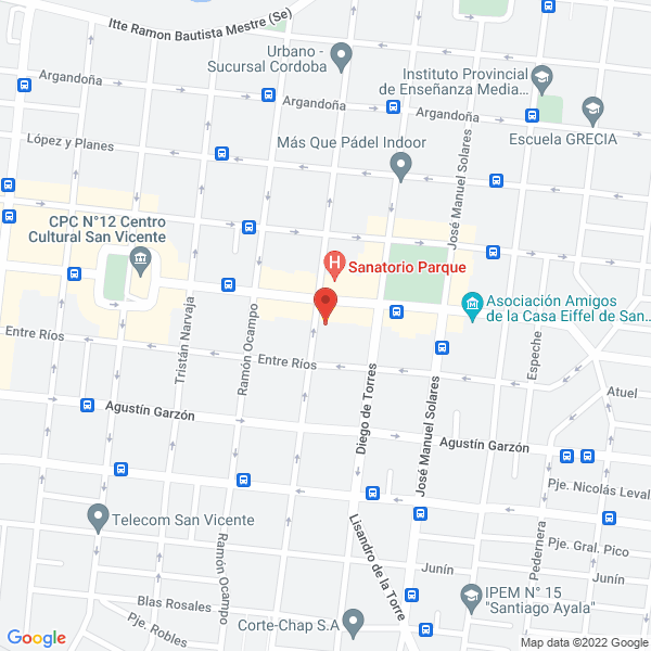 Map of Ica Inmobiliaria Inmobiliaria Oficial de la Republica