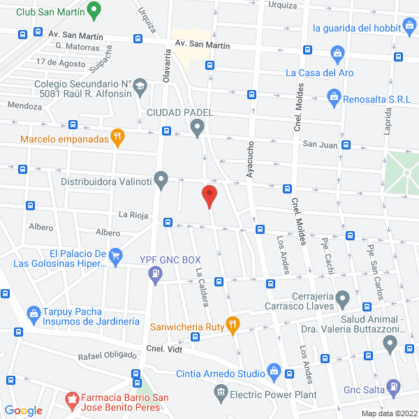Map of Estanislao Lera