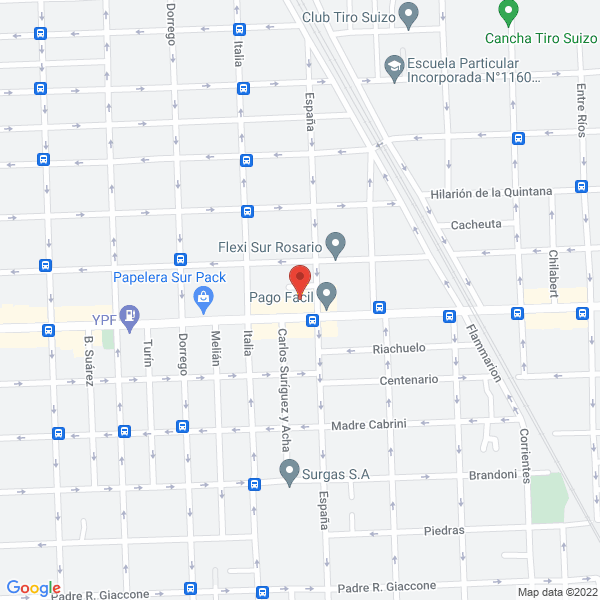 Map of La Peti