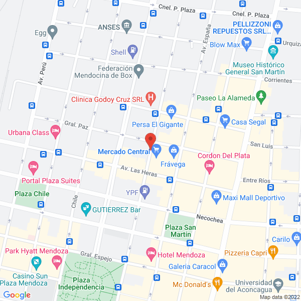 Map of Diego a Lema Sarmiento