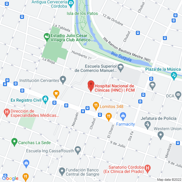 Map of El Galeno