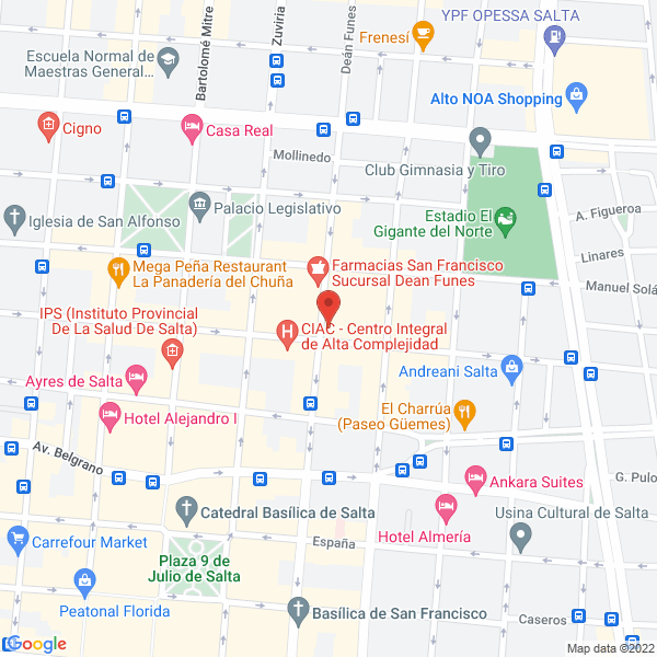 Map of Libreria Ulpiano