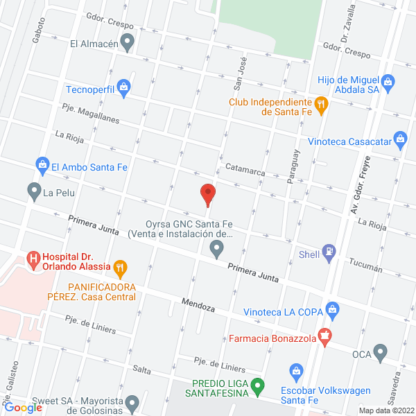 Map of Brillos Mayorista