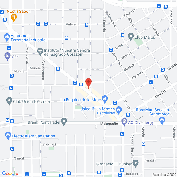 Map of La Revolucion