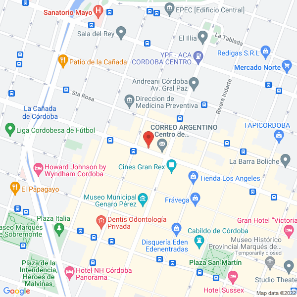 Map of Maria F Simonian