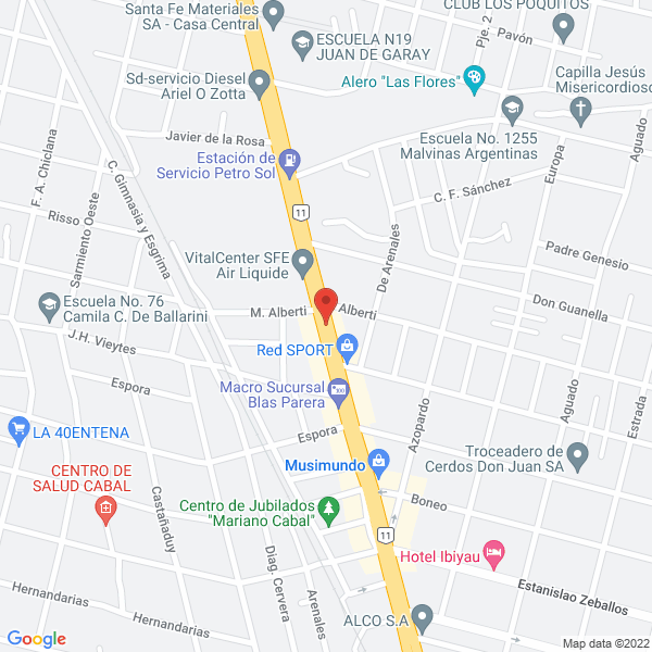 Map of Cleo Lenceria y Corseteria