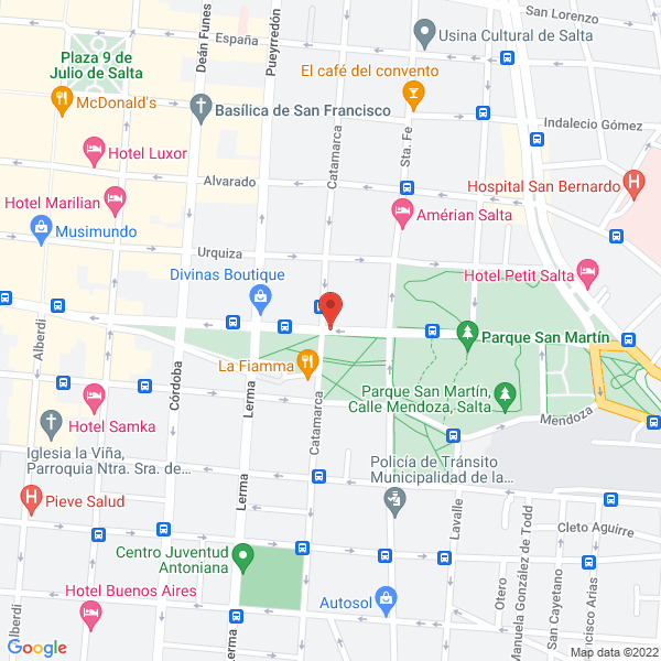 Map of Lavadero el Garage