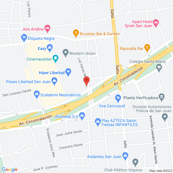 Map of Kiosko Falucho