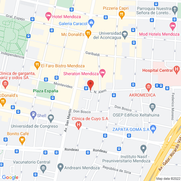 Map of Gerardo Rodriguez