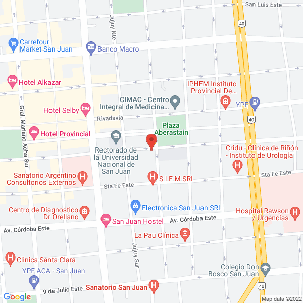 Map of Kiosko