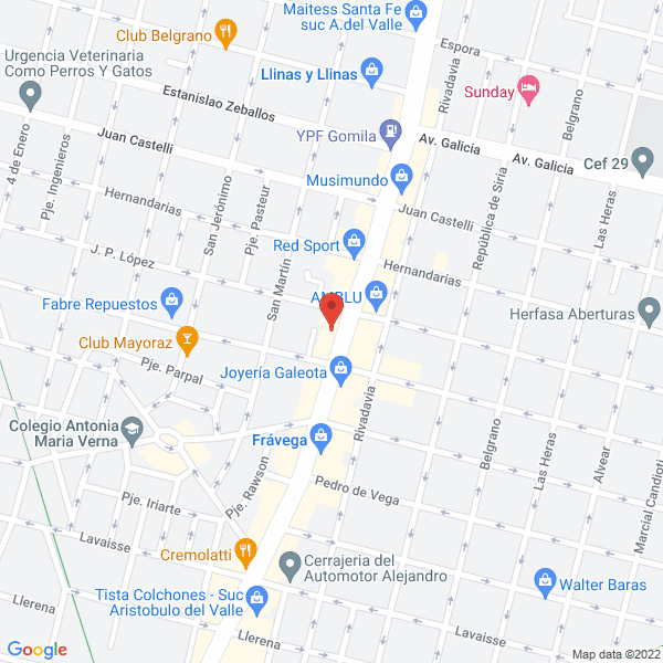 Map of Joyeria Esmeralda