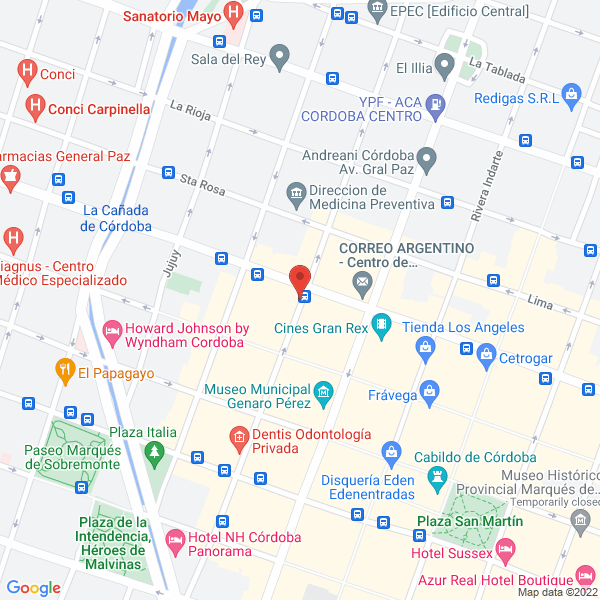 Map of Bonaldi Joyas