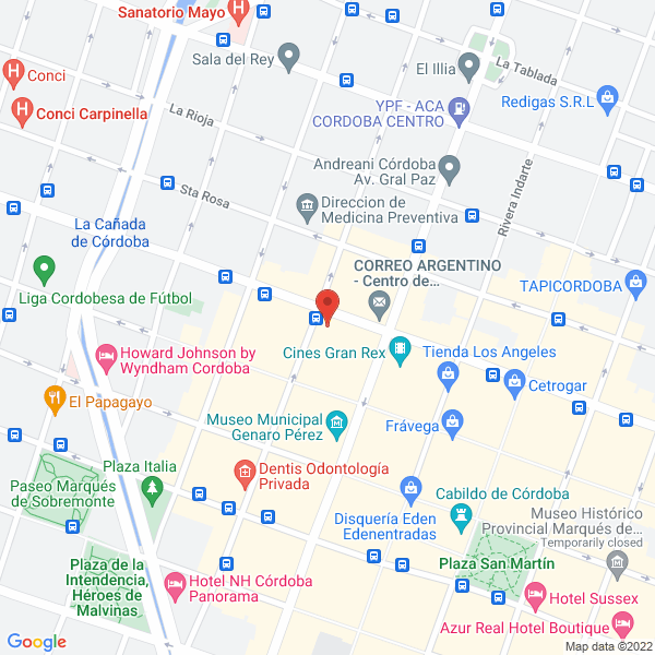 Map of La Joyita