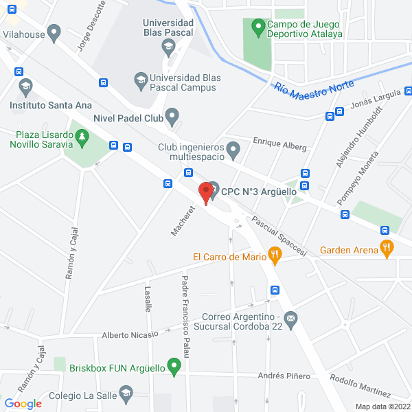 Map of Mega Inversiones Cordoba SA