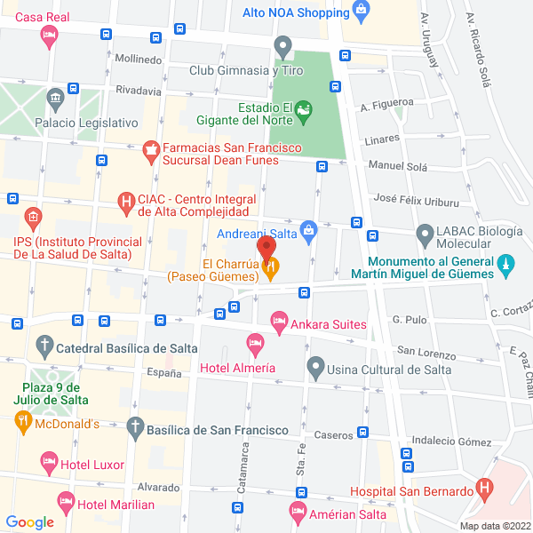 Map of Eduardo Noman & Asociados