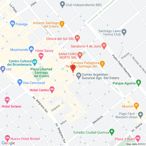 Map of Inmobiliaria Chiericotti & Asoc