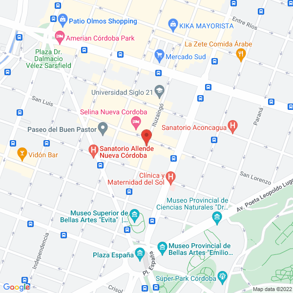 Map of Luciano Gonzalez