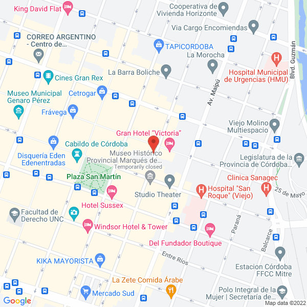 Map of Roque Allende - Servicios Inmobiliarios