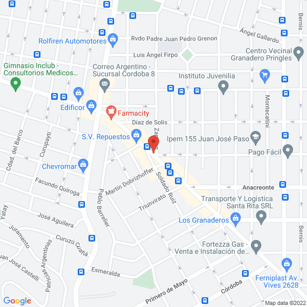 Map of Inmobiliaria Zumaran