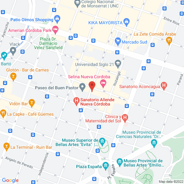 Map of Caffaratti Inmobiliaria